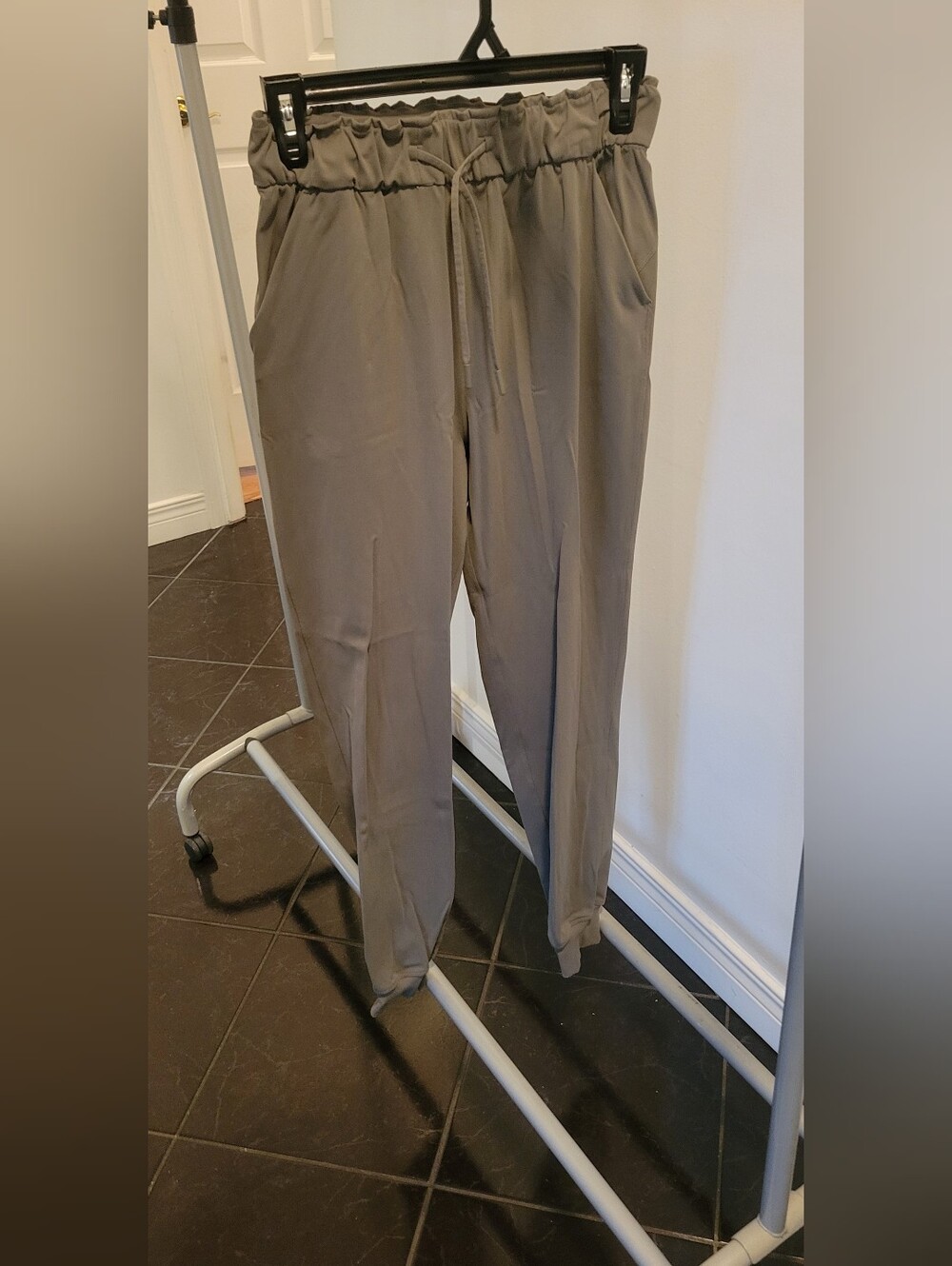 Lululemon High-Rise Stretch Pants Sage Grey - Size 4